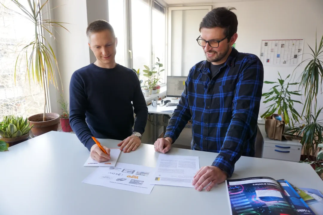 Staff of the Traffic and Accident Research at TU Dresden during a meeting